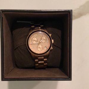 Micheal Kors Rose Gold watch